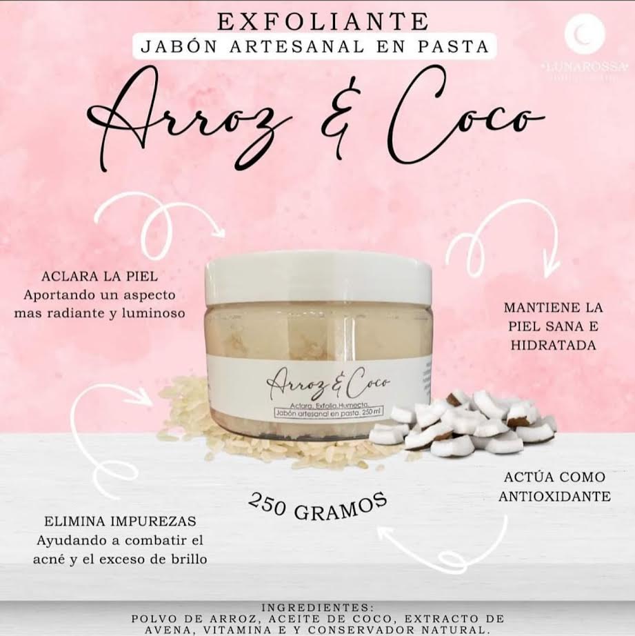 JABON DE ARROZ Y COCO